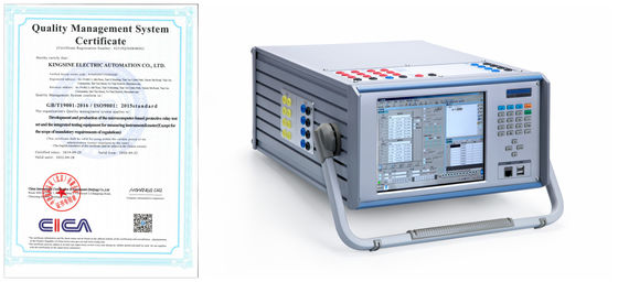 Σύστημα KINGSINE K2030i δοκιμής ηλεκτρονόμων οθόνης αφής IEC61850 TFT LCD
